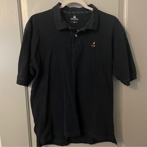 Disney Parks Embroidered Mickey Mouse Navy Blue Polo Shirt Men's Size Sm…
